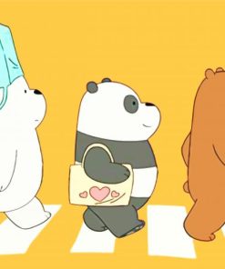 We Bare Bears Characters Diamond Painting