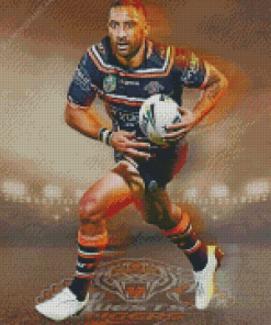 Wests NFL Tigers Player Diamond Painting