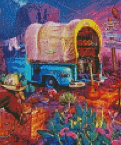 Wild West Camp Diamond Painting