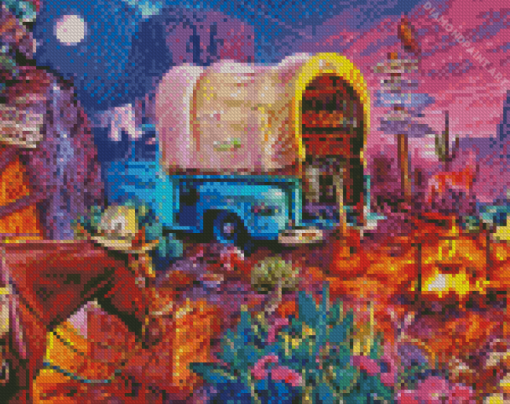 Wild West Camp Diamond Painting