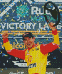 Winner Joey Logano Diamond Painting