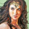 Wonder Woman Art Illustration Diamond Painting