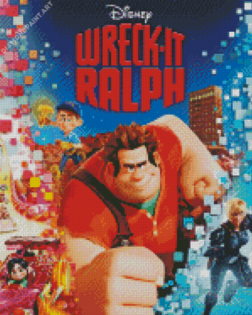 Wreck It Ralph Animation Poster Diamond Painting