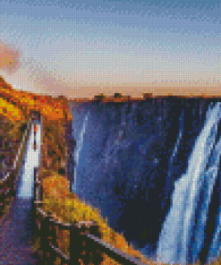 Zambia Victoria Waterfall Diamond Painting