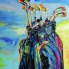 Abstract Golf Bag Diamond Painting