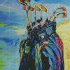 Abstract Golf Bag Diamond Painting