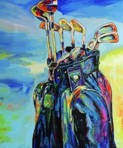 Abstract Golf Bag Diamond Painting