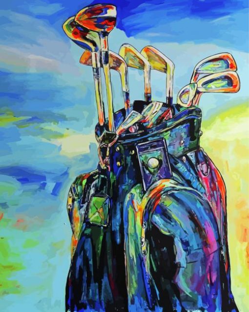 Abstract Golf Bag Diamond Painting