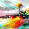 Abstract Kayaking Diamond Painting