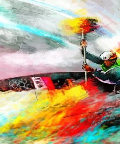 Abstract Kayaking Diamond Painting