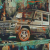 Abstract Mercedes G Wagon Diamond Paintings