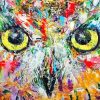 Abstract Mystic Owl Diamond Painting