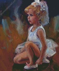 Adorable Little Ballerina Diamond Painting