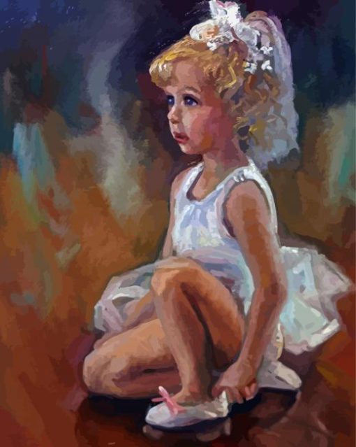 Adorable Little Ballerina Diamond Painting