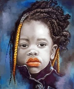 Aesthetic African Child Art Diamond Painting