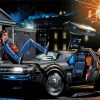 Aesthetic Back To The Future Car 1 Diamond Painting