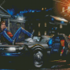 Aesthetic Back To The Future Car 1 Diamond Painting