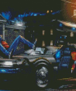 Aesthetic Back To The Future Car 1 Diamond Painting