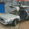 Aesthetic Back To The Future Car Diamond Painting