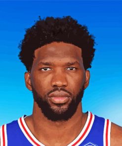 Aesthetic Basketball Player Joel Embiid Diamond Painting