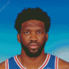 Aesthetic Basketball Player Joel Embiid Diamond Painting