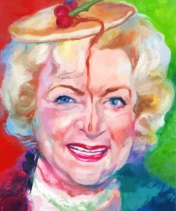 Aesthetic Betty White Diamond Painting