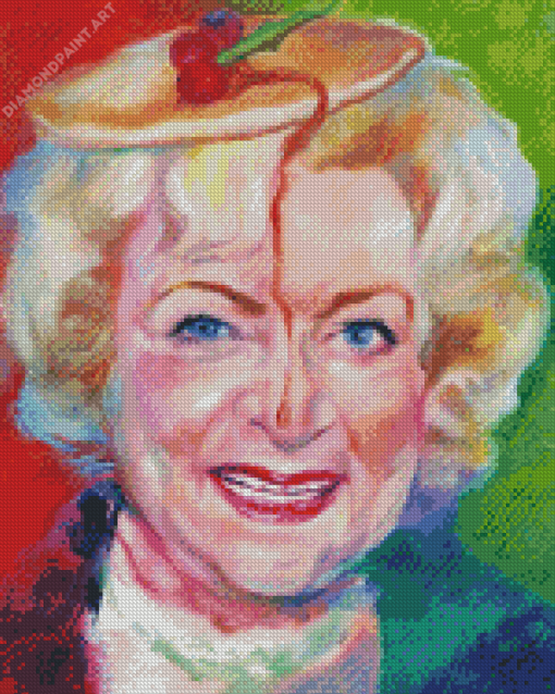 Aesthetic Betty White Diamond Painting