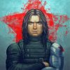 Aesthetic Bucky Barnes Art Diamond Painting