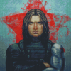 Aesthetic Bucky Barnes Art Diamond Painting