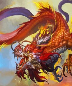 Aesthetic Chinese Dragon Diamond Painting