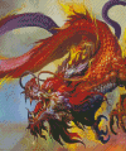 Aesthetic Chinese Dragon Diamond Painting