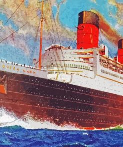 Aesthetic Cruise Liner Diamond Painting