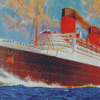 Aesthetic Cruise Liner Diamond Painting