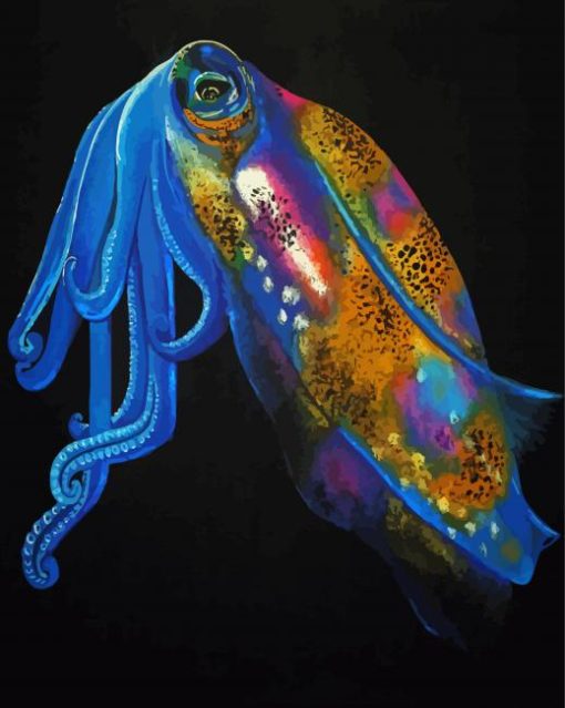 Aesthetic Cuttlefish Diamond Paintings