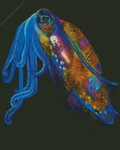 Aesthetic Cuttlefish Diamond Paintings