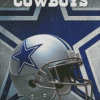 Aesthetic Dallas Cowboys Helmet Diamond Painting