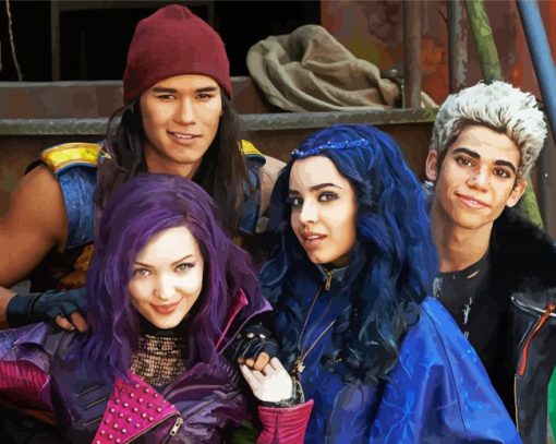 Aesthetic Disney Descendants Diamond Painting