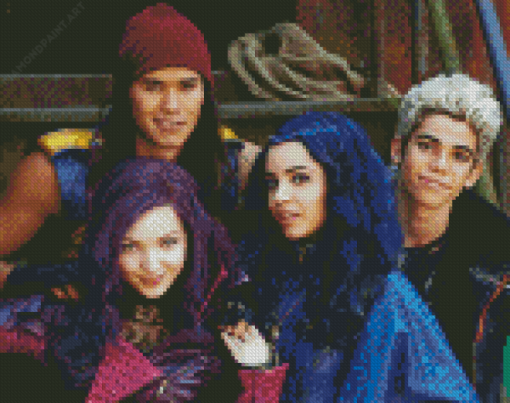 Aesthetic Disney Descendants Diamond Painting