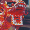 Aesthetic Dragon Dance Diamond Paintings