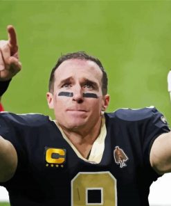 Aesthetic Drew Brees Diamond painting