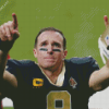 Aesthetic Drew Brees Diamond painting