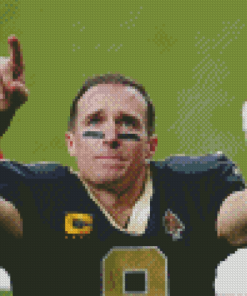 Aesthetic Drew Brees Diamond painting