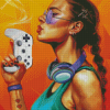 Aesthetic Gamer Girl Art Diamond Paintings