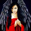 Aesthetic Gothic Angel Diamond Painting