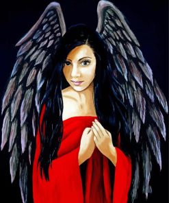 Aesthetic Gothic Angel Diamond Painting