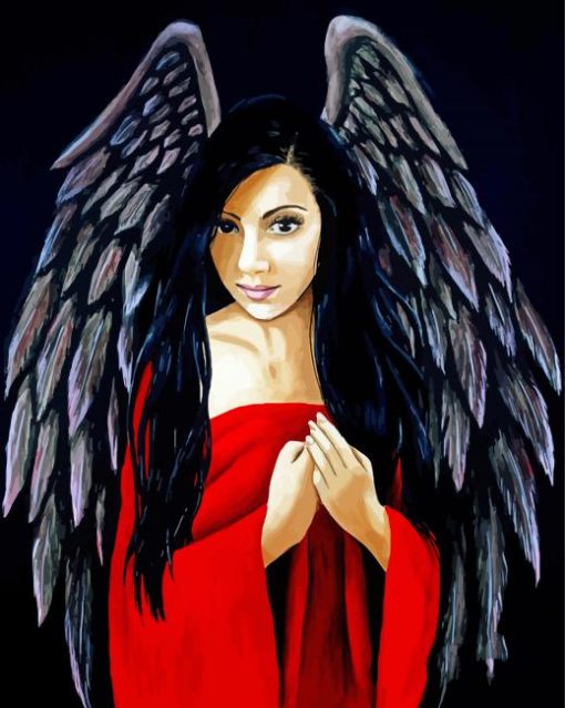 Aesthetic Gothic Angel Diamond Painting