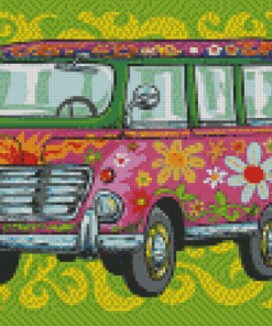 Aesthetic Hippie Van Diamond Painting