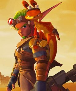 Aesthetic Jak And Daxter Diamond Painting