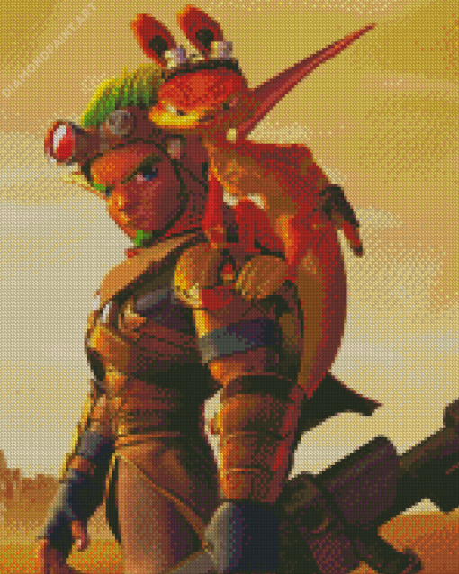 Aesthetic Jak And Daxter Diamond Painting