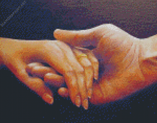 Aesthetic Loving Hands Diamond Paintings